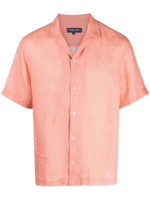 Lininė marškiniai Frescobol Carioca oranžinė