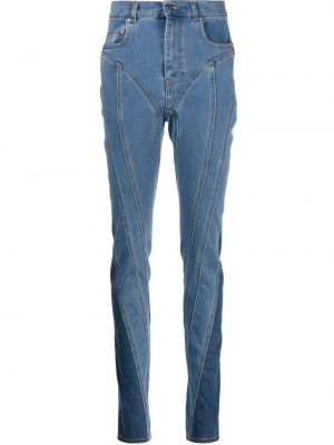 Jeans skinny Mugler blu