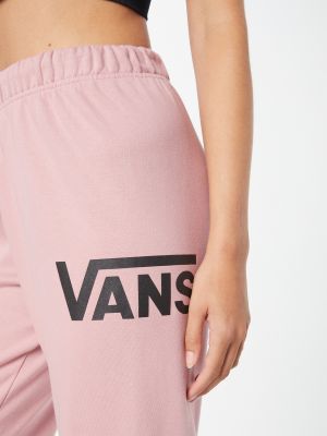 Teplákové nohavice Vans ružová