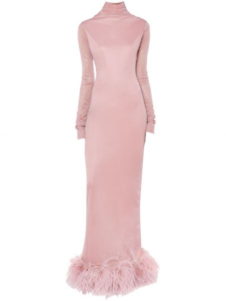 Βραδινό φόρεμα με φτερά 16arlington ροζ