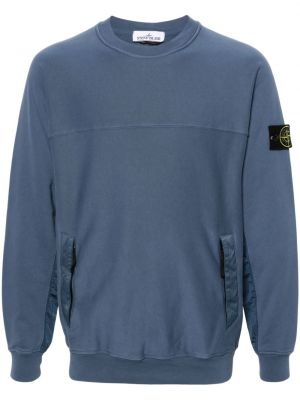 Sweatshirt aus baumwoll Stone Island blau