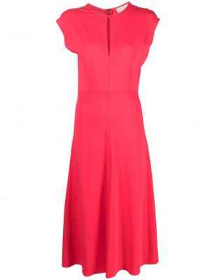 Midikleid ausgestellt Forte_forte pink