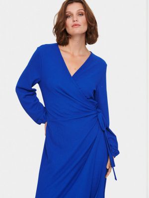 Плетена рокля Saint Tropez синьо