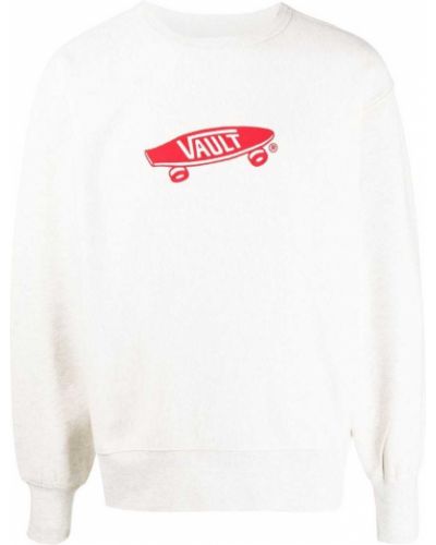 Rund hals sweatshirt Vans grå