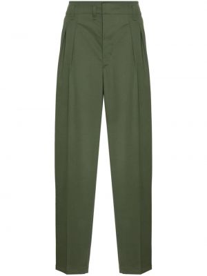 Плисирани панталон Lemaire зелено