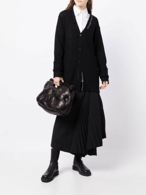 Strickjacke mit v-ausschnitt Yohji Yamamoto schwarz
