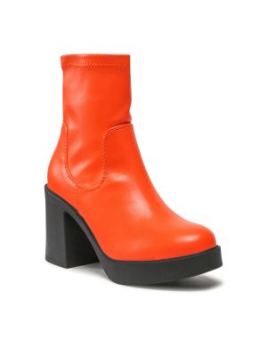 Členkové topánky Bianco oranžová