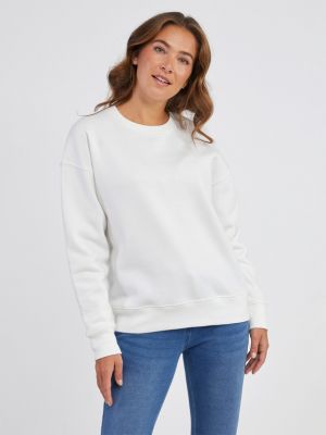 Sweatshirt mit bernstein Sam 73 weiß