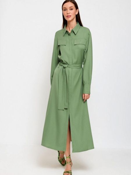 Платье-рубашка Concept Club зеленое