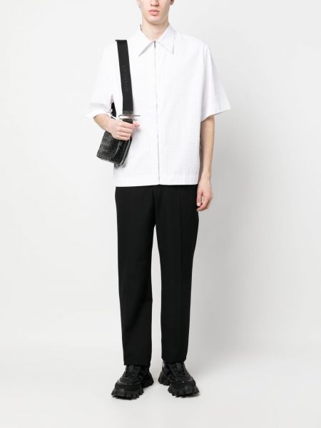Puuvillased lukuga särk Givenchy valge
