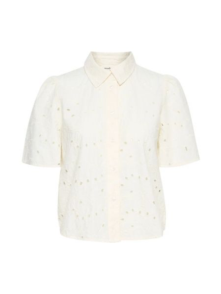 Biała haftowana koszula Soaked In Luxury