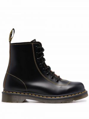 Blonder lær snøring støvler Dr. Martens svart