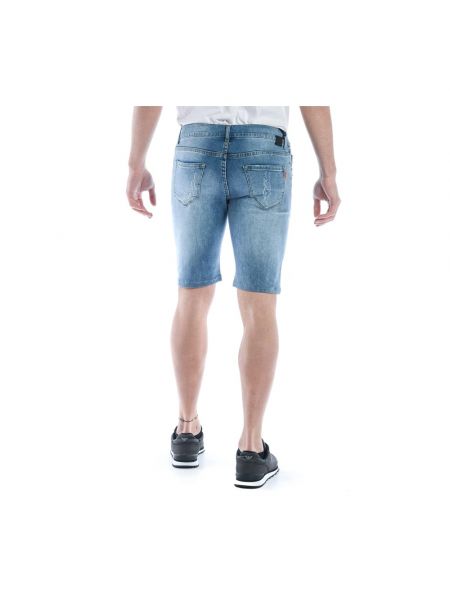 Szorty jeansowe Daniele Alessandrini niebieskie