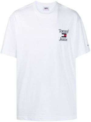 T-shirt ricamato Tommy Jeans bianco