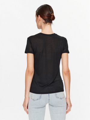 Marškinėliai Elisabetta Franchi juoda