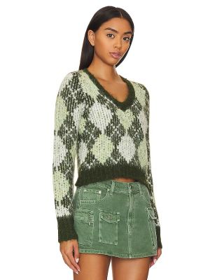 Maglione a rombi Lovers And Friends verde