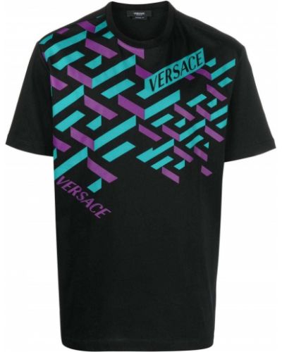 T-shirt Versace svart