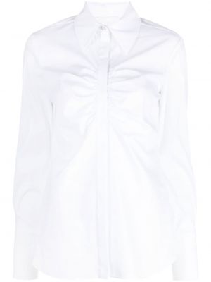 Риза с копчета Genny бяло