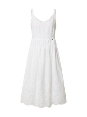 Φόρεμα Rich & Royal λευκό