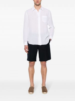 Lininė marškiniai su sagomis 120% Lino balta