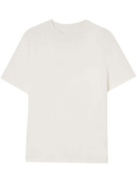 T-shirt aus baumwoll mit print Jil Sander beige