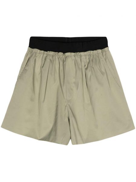 Plisseret shorts B+ab grøn