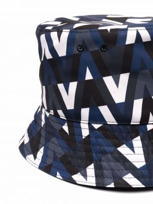 Beidseitig tragbare mütze Valentino Garavani blau