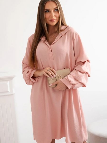 Haljina oversized Kesi ružičasta