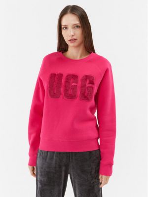 Laza szabású pulóver Ugg rózsaszín