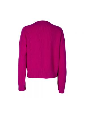 Jersey de tela jersey de cuello redondo Jucca violeta