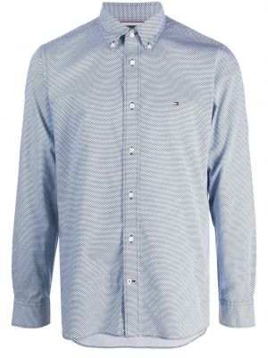 Camicia a maniche lunghe Tommy Hilfiger blu