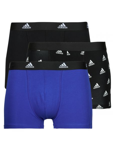 Bavlněné boxerky Adidas modré
