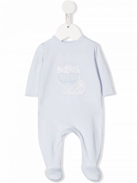 Bomull pyjamas for jenter Karl Lagerfeld Kids blå