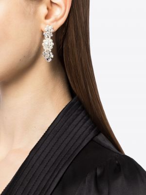 Ohrring mit kristallen Simone Rocha silber