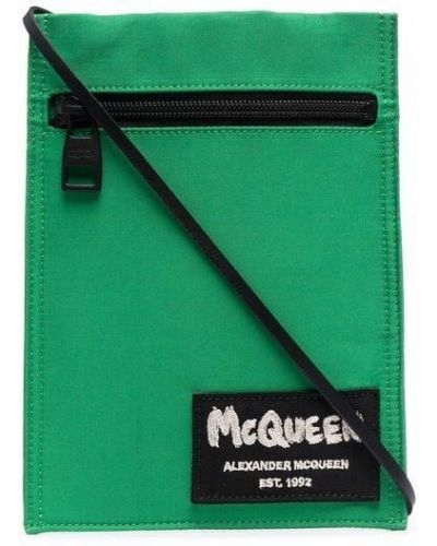 Bolsa de hombro Alexander Mcqueen verde