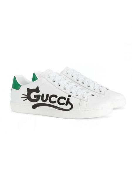 Sneakersy Gucci Ace białe