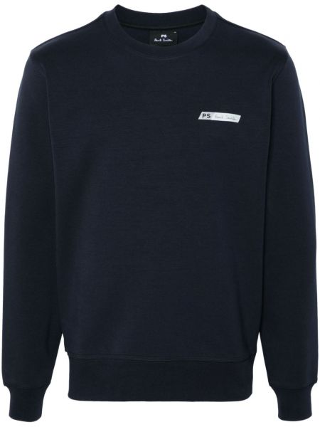 Dugi sweatshirt s okruglim izrezom Ps Paul Smith plava