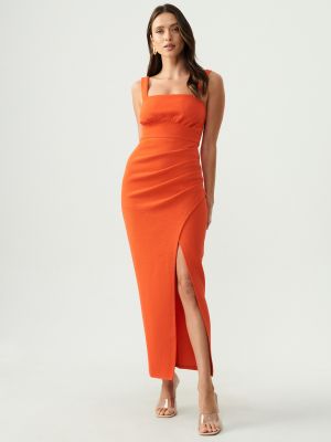 Košeľové šaty Bwldr oranžová