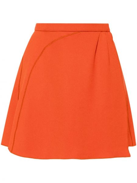 Mini sijonas Louis Vuitton Pre-owned oranžinė