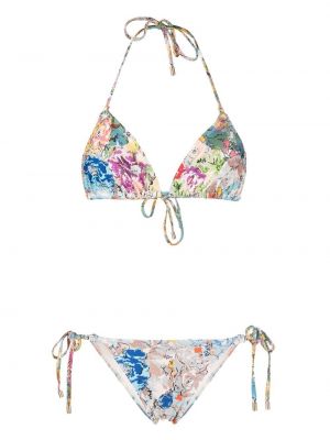 Geblümt bikini mit print Zimmermann