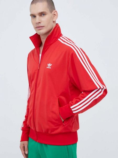 Geacă Adidas Originals roșu