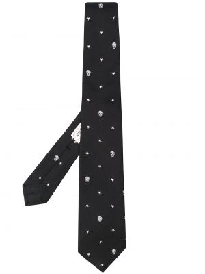 Stern krawatte mit print Alexander Mcqueen