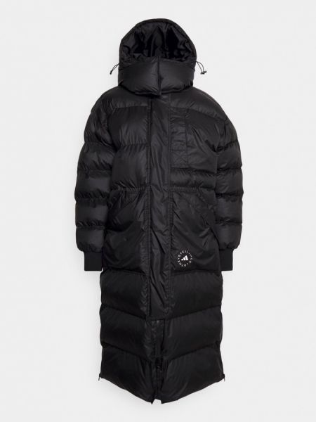 Czarny płaszcz zimowy Adidas By Stella Mccartney