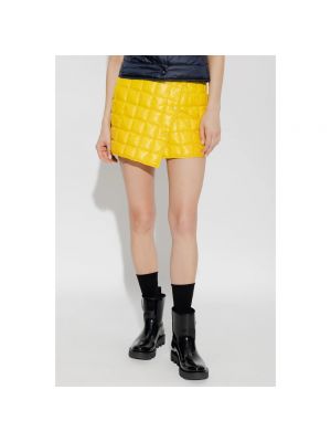 Mini falda Moncler amarillo