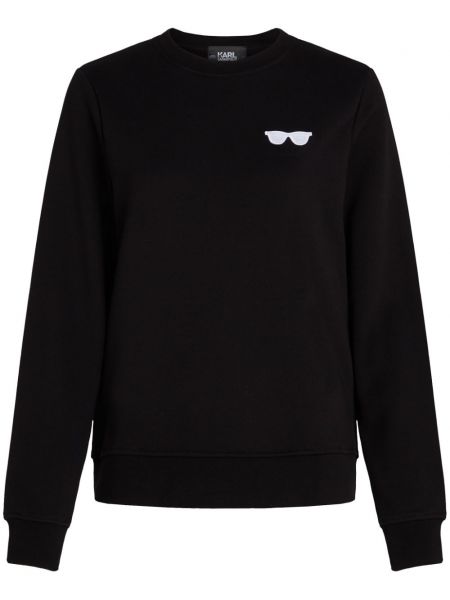 Sweatshirt aus baumwoll Karl Lagerfeld schwarz