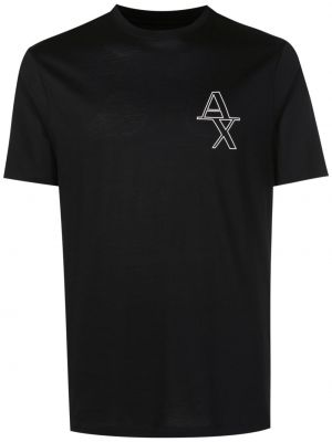 T-shirt Armani Exchange svart