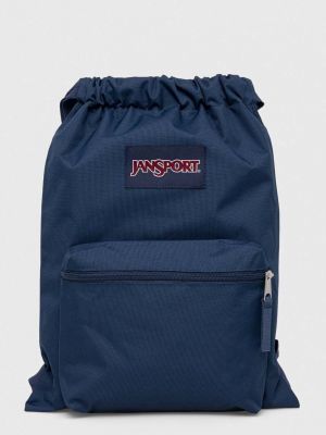 Синій рюкзак з аплікацією Jansport