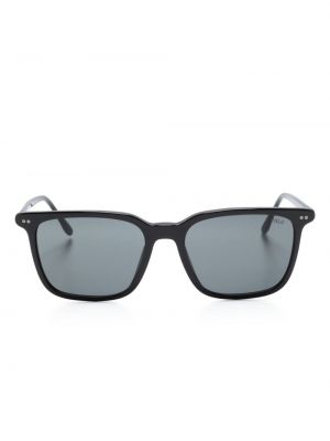 Haftowane okulary przeciwsłoneczne w kratkę z nadrukiem Polo Ralph Lauren