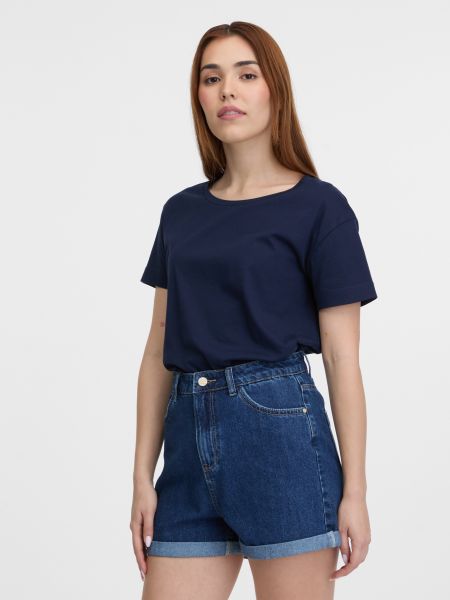 Marškinėliai trumpomis rankovėmis Orsay mėlyna