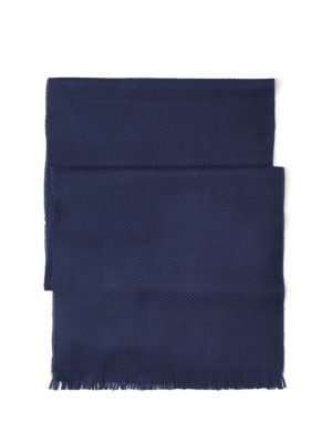 Шерстяной шарф Pal Zileri синий